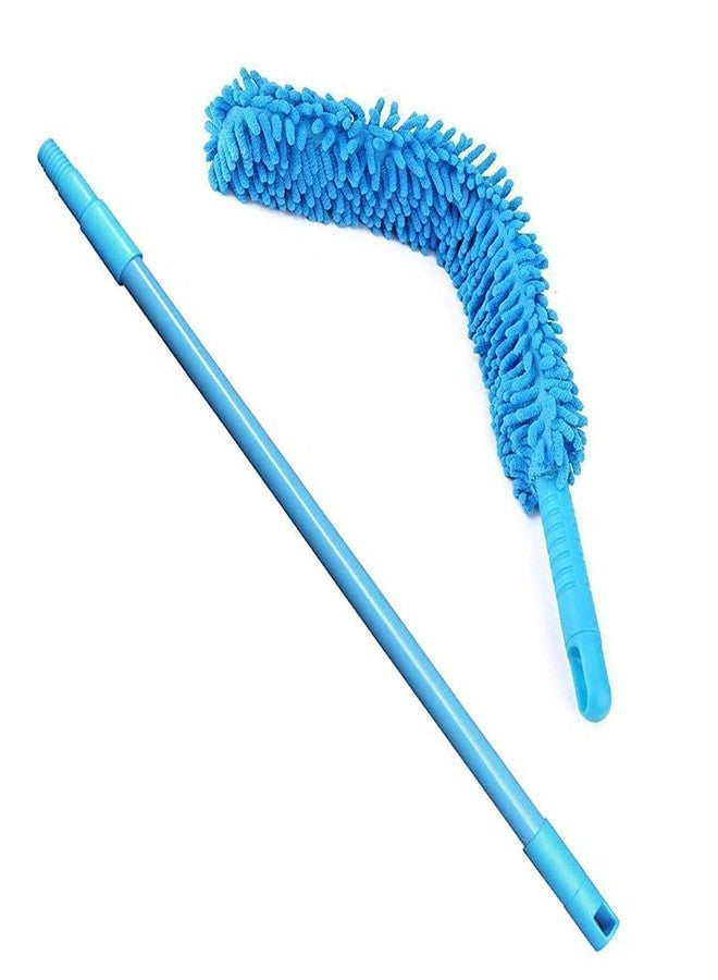SQUICKLE Fan Cleaning Brush with Long Rod || Foldable Microfiber Steel Body Flexible Fan mop for Quick and Easy Cleaning of Home, Kitchen, Car, Ceiling, and Fan Dusting Office (Pack of 1) (Fan Mop) - Image 2
